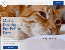 Tablet Screenshot of musicforcats.com